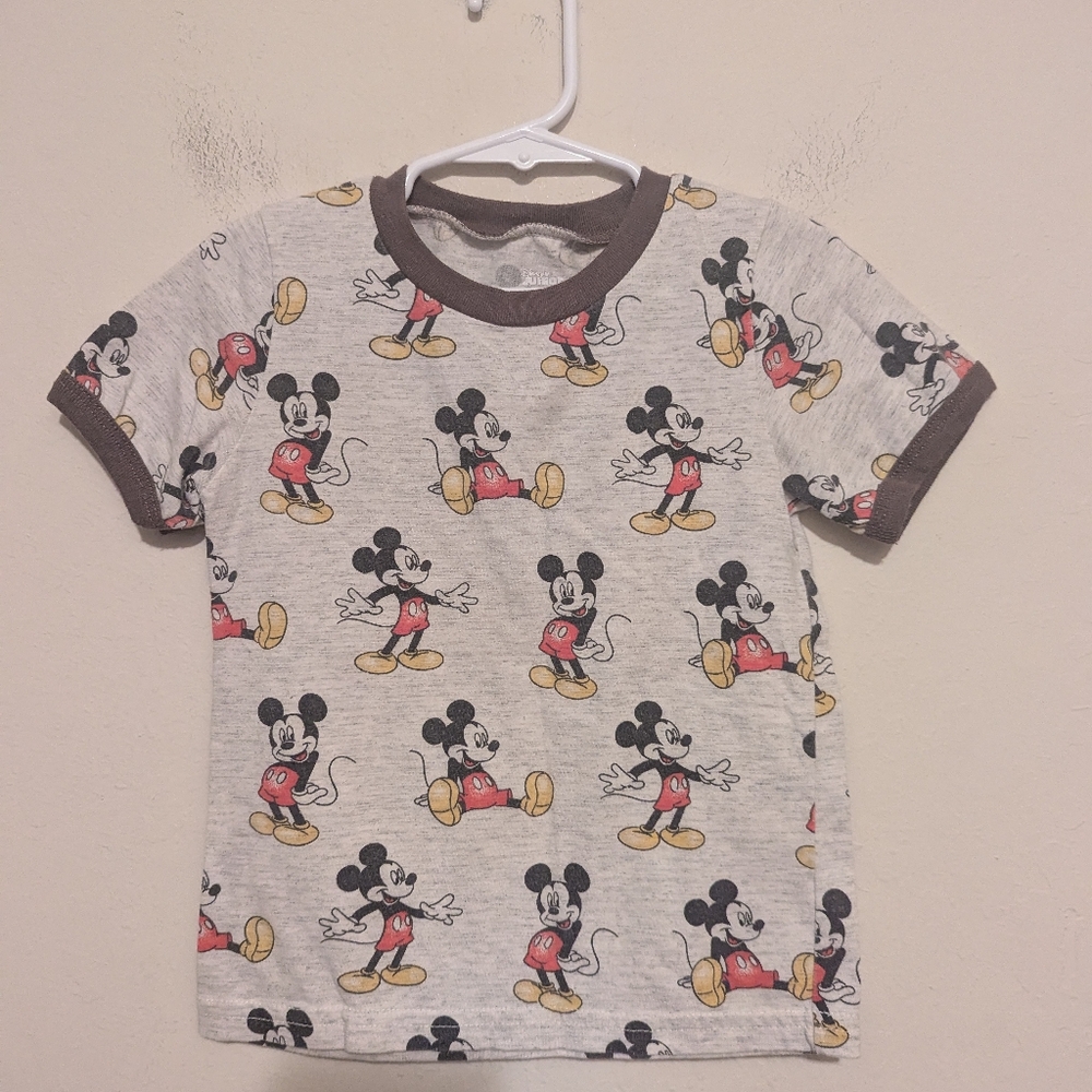 Disney Junior Mickey Mouse Short Sleeve Shirt Size 3 T